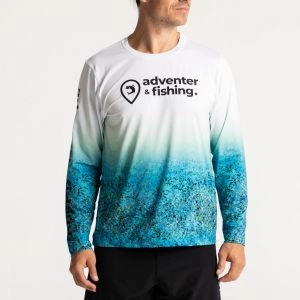 Adventer & Fishing Tričko Hoodie UV Bluefin Trevally